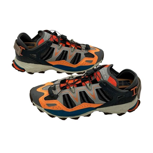 Adidas Hyperturf Adventure Shoes Hiking HP2832 Mens Size 8.5 Gray Coral Teal EUC - Picture 2 of 8